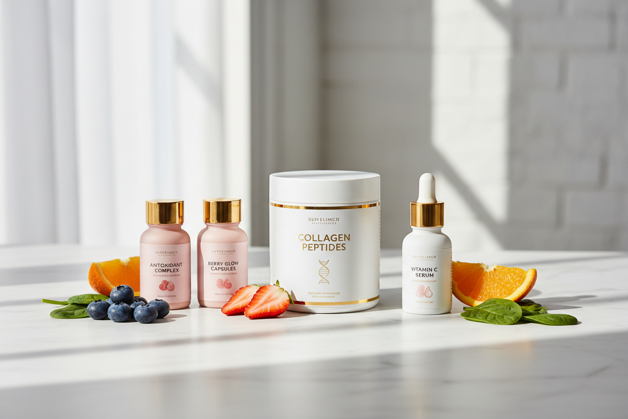 Collagen and Antioxidant Support for Healthy Skin and Tissue Protection